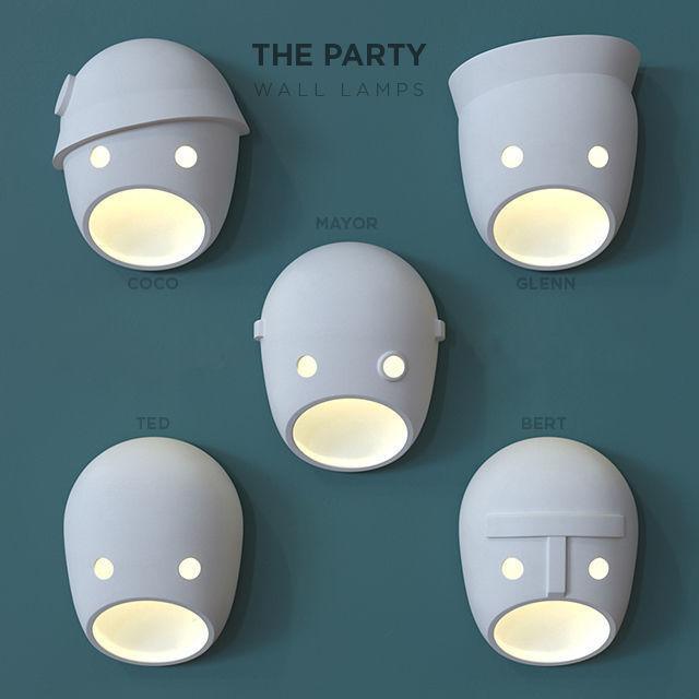Mask Individual Creativity Resin Wall Light - Letslighting