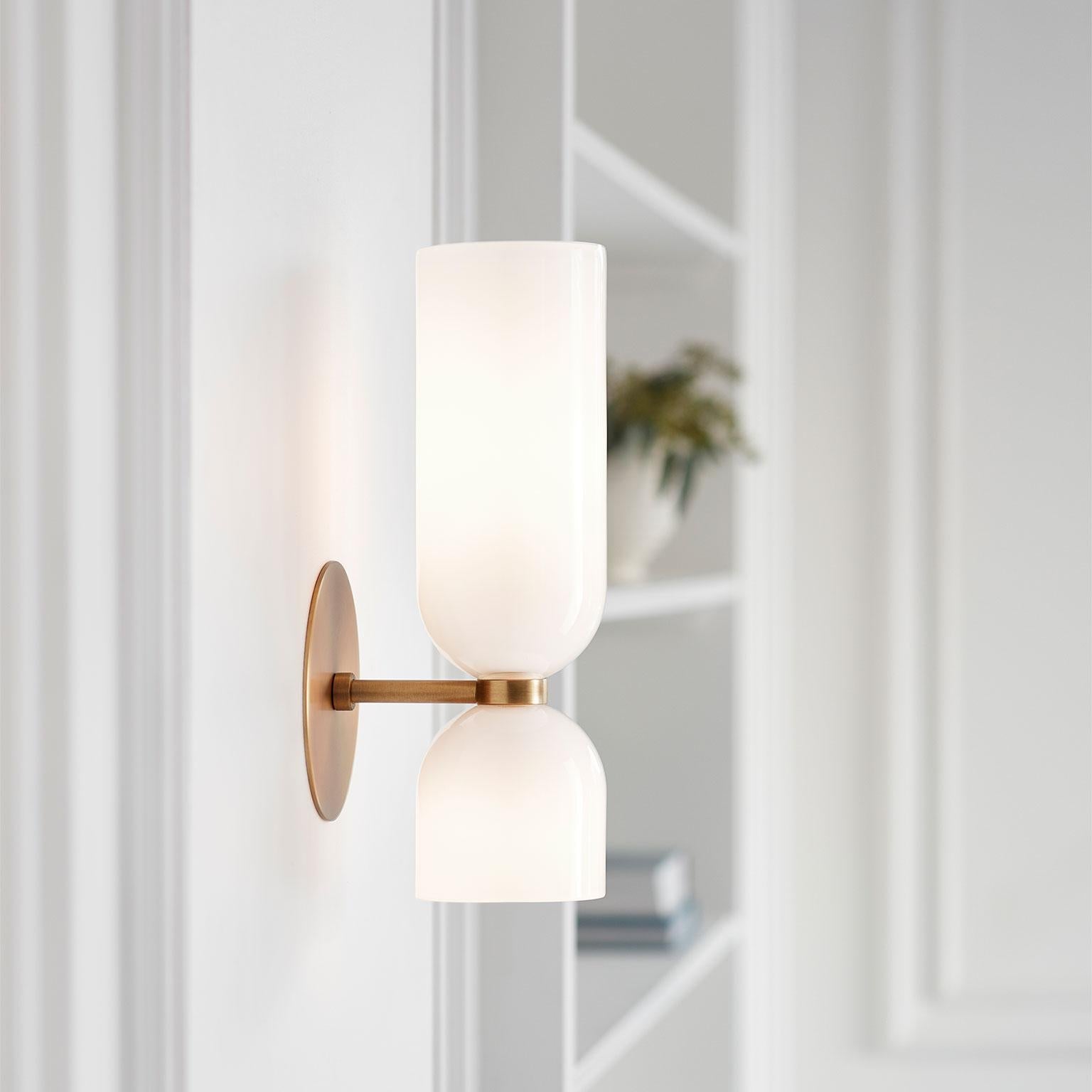 Valentina Modern Bedroom Glass Wall Lamp Sconce - Letslighting