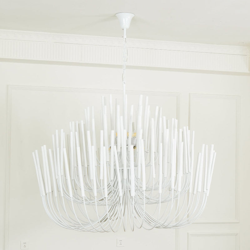 Ulshayra Postmodern Luxury Multi-Stick Wooden Chandelier - Letslighting