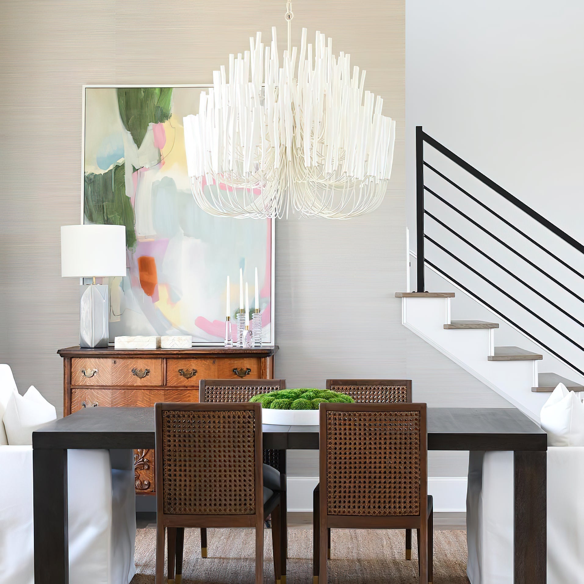 Ulshayra Postmodern Luxury Multi-Stick Wooden Chandelier - Letslighting