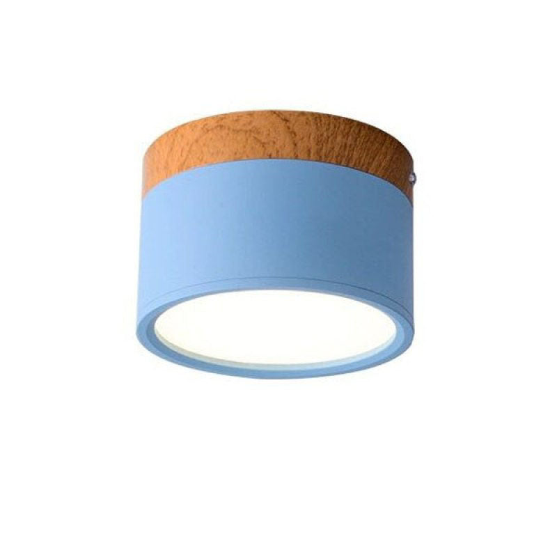 Valentina Modern Cylindrical Metal/Acrylic Flush Mount Ceiling Light Hallway