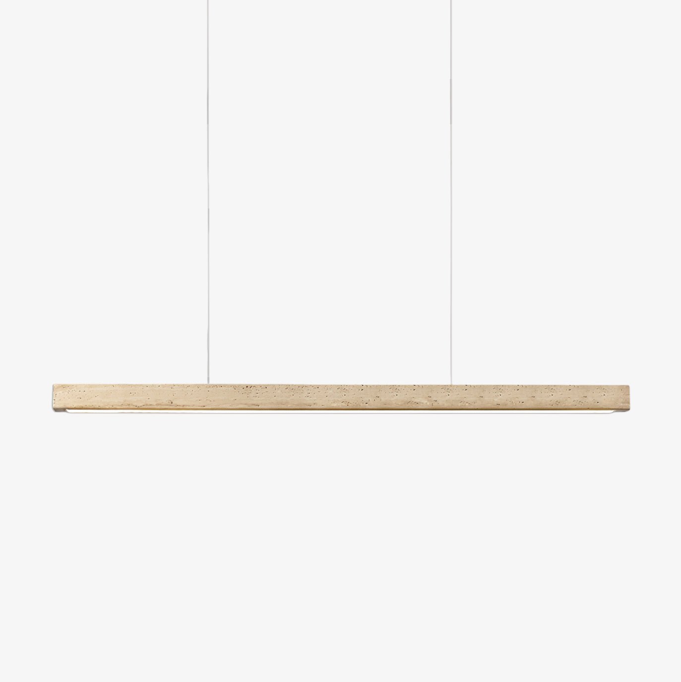Imiror Minimalist Travertine Linear Pendant - Letslighting