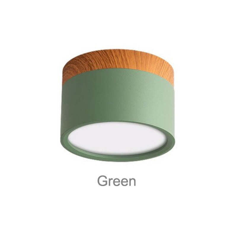 Valentina Modern Cylindrical Metal/Acrylic Flush Mount Ceiling Light Hallway
