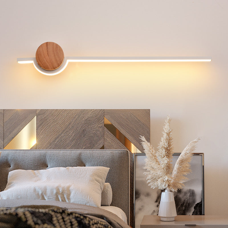 Arisha Nordic Linear Vanity Wall Lamp Bedroom - Letslighting