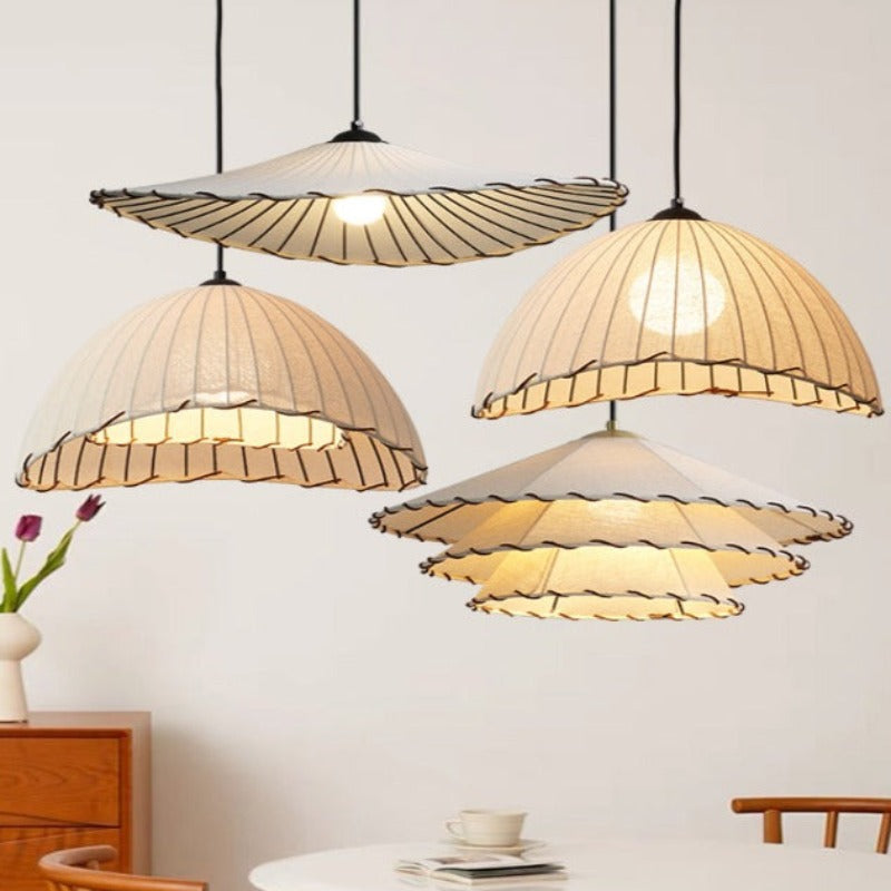 Ritta Decorative LED Pendant Light Fabric Bedroom Restaurant - Letslighting
