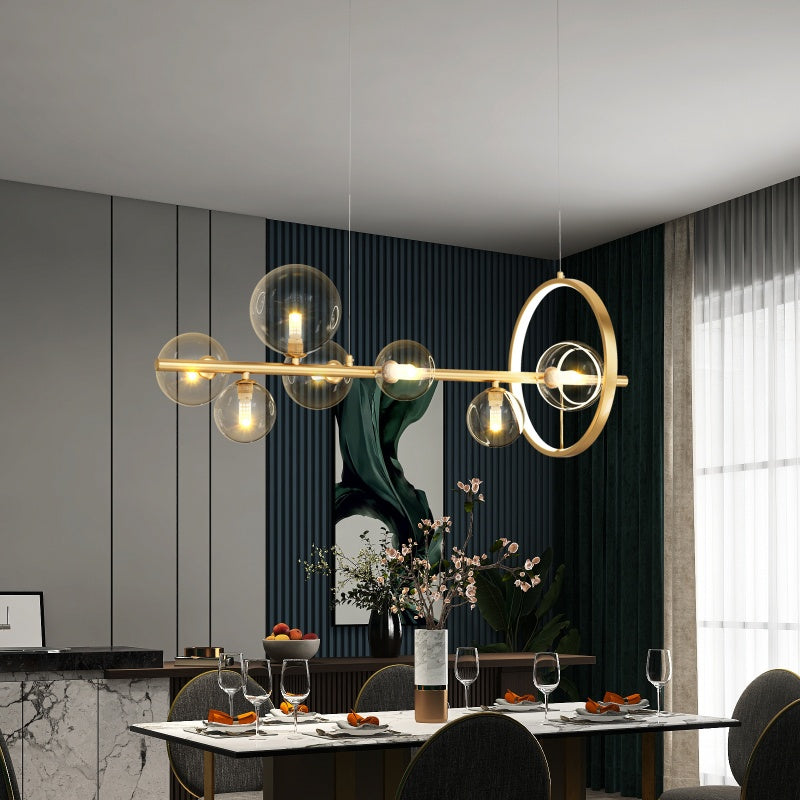 Valentina Modern LED Chandelier Glass Living Dining Room - Letslighting