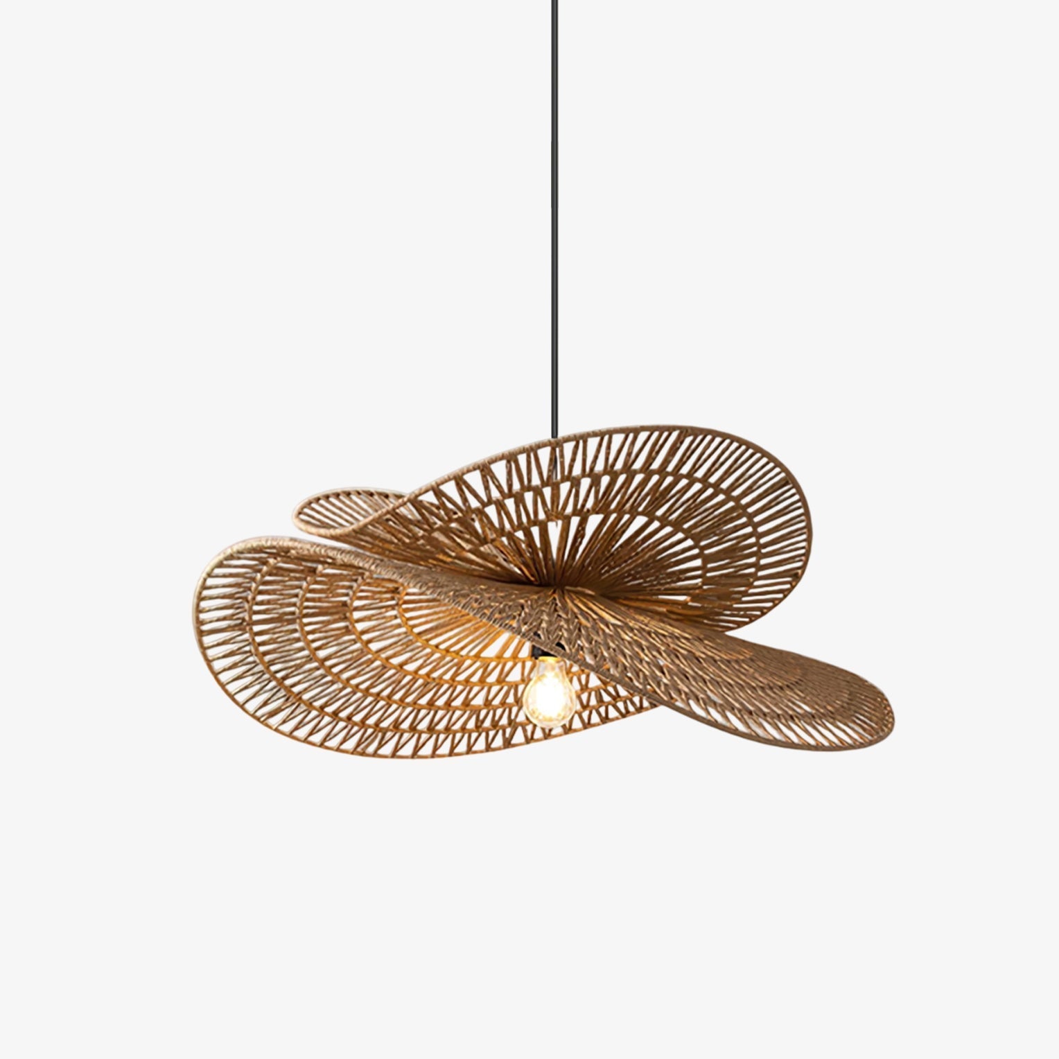 Avelora Hemp Rope Traditional Pendant Light - Letslighting