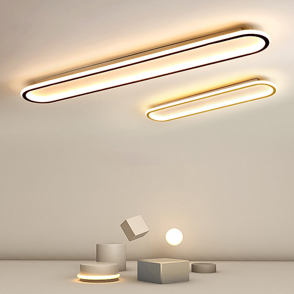 Arisha Minimalist Rectangular Flush Mount Ceiling Light - Letslighting