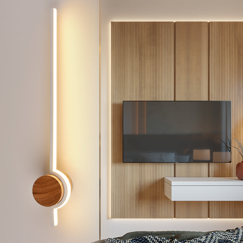 Arisha Nordic Linear Vanity Wall Lamp Bedroom - Letslighting