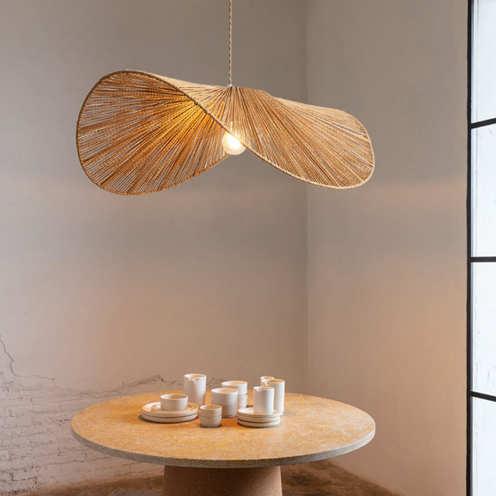 Ritta Rustic Twine Pendant Light - Letslighting