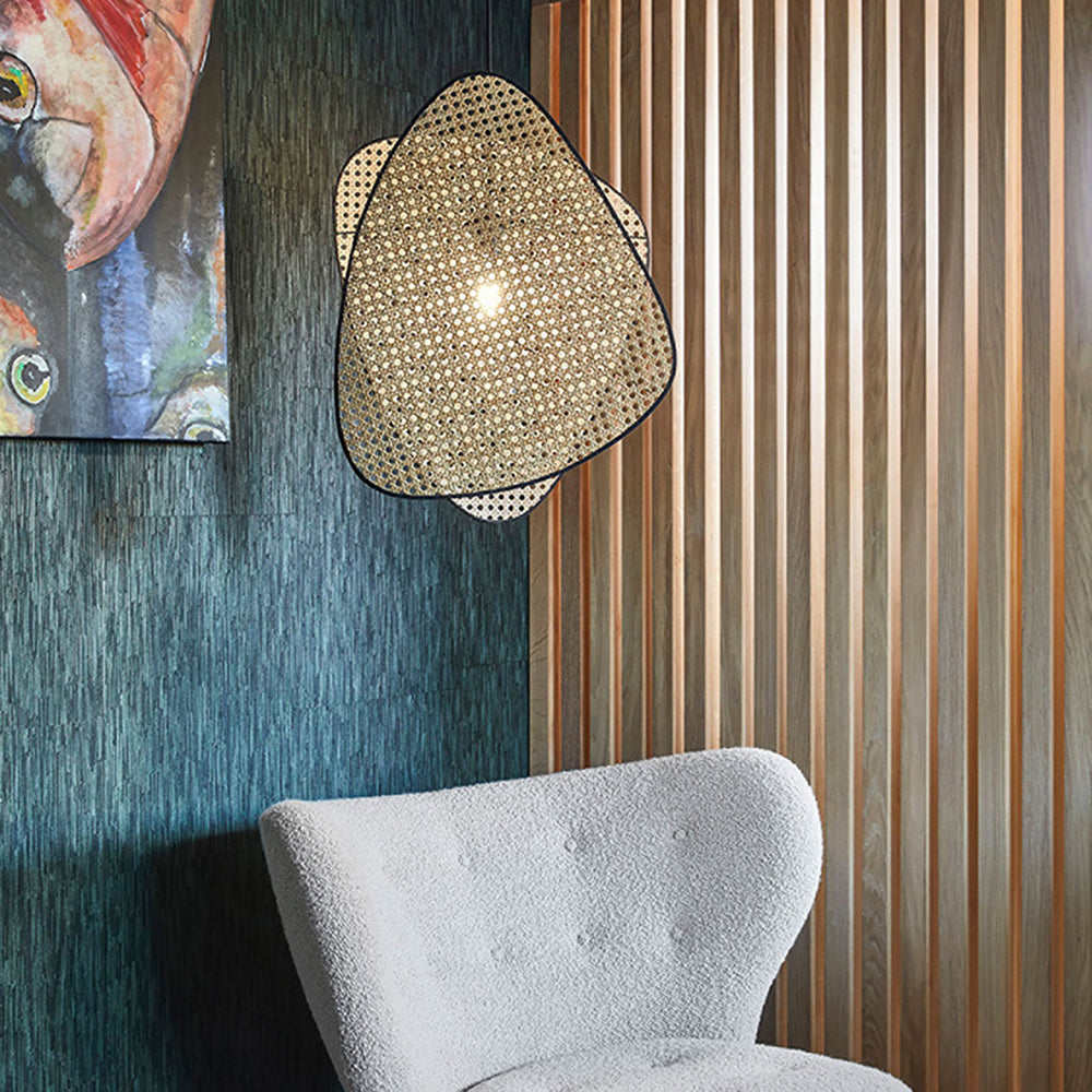 Ritta Wabi Sabi Rattan Pendant Light, Willow weave - Letslighting