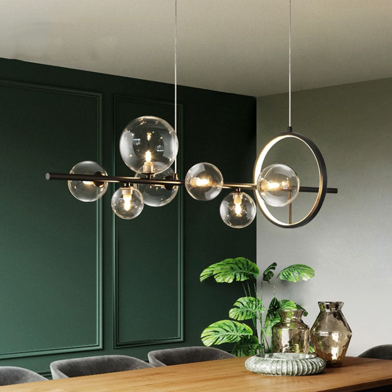 Valentina Modern LED Chandelier Glass Living Dining Room - Letslighting