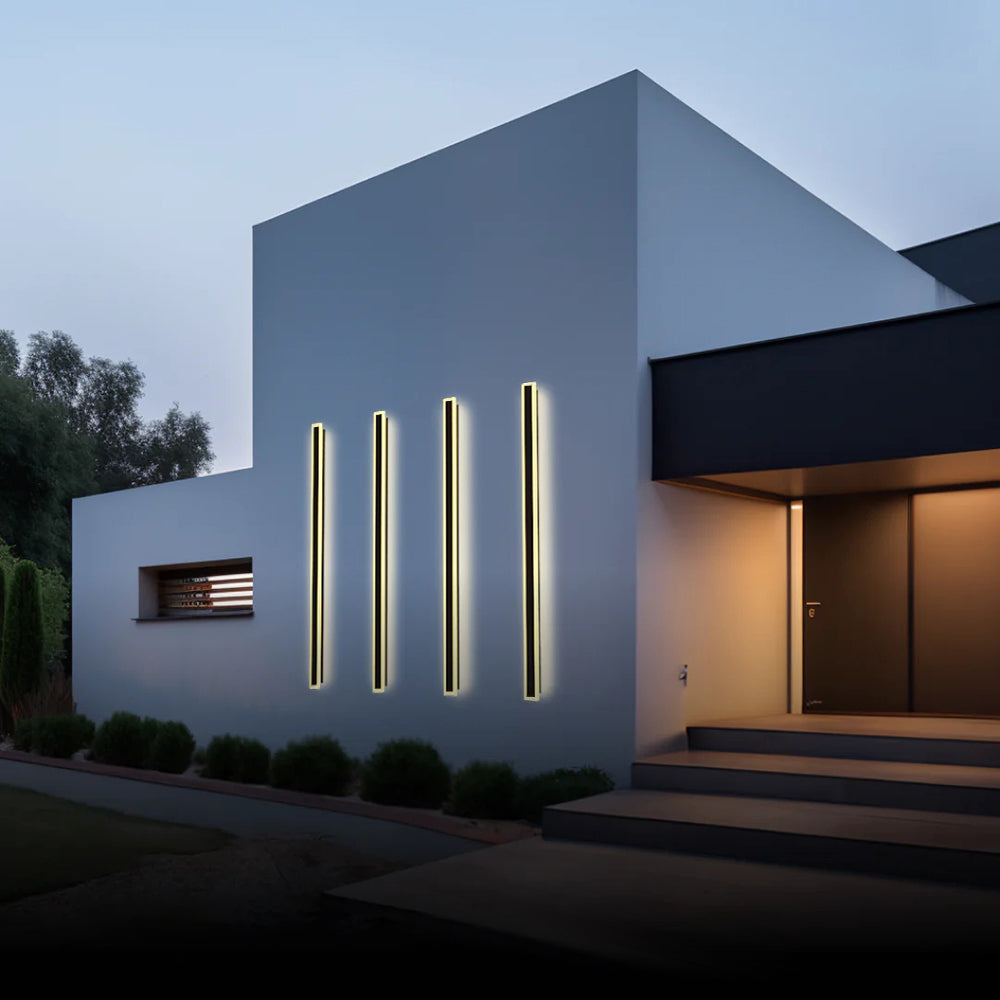 Arisha Radiation Linear Acrylic Outdoor Wall Lamp Garden Corridor - Letslighting