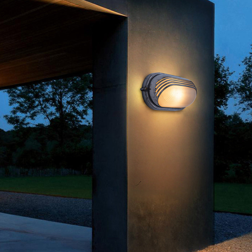 Ray Wall Lamp Geometric Modern Metal Glass Outdoor