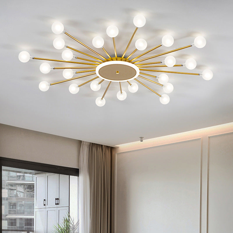 Arisha Nordic LED Flush Mount Ceiling Light Living Room - Letslighting