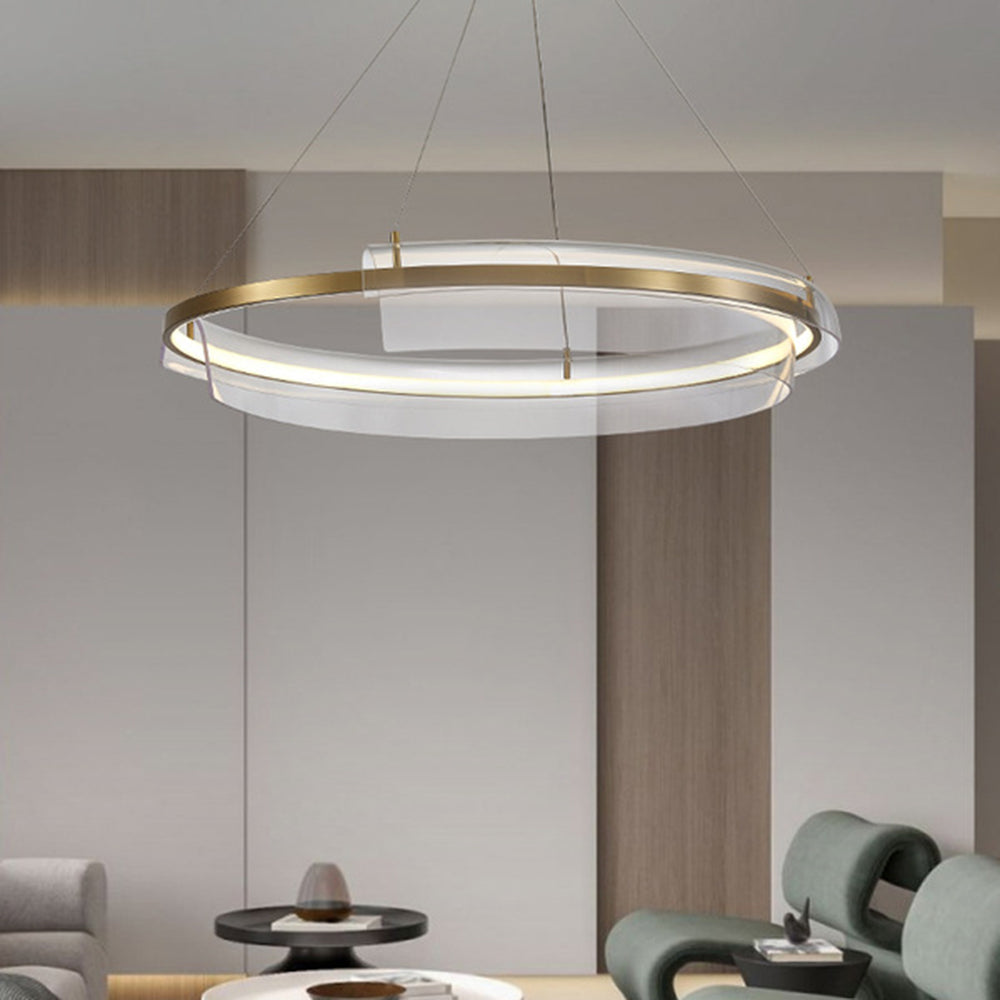 Arisha Minimalist Annular Metal Pendant Light