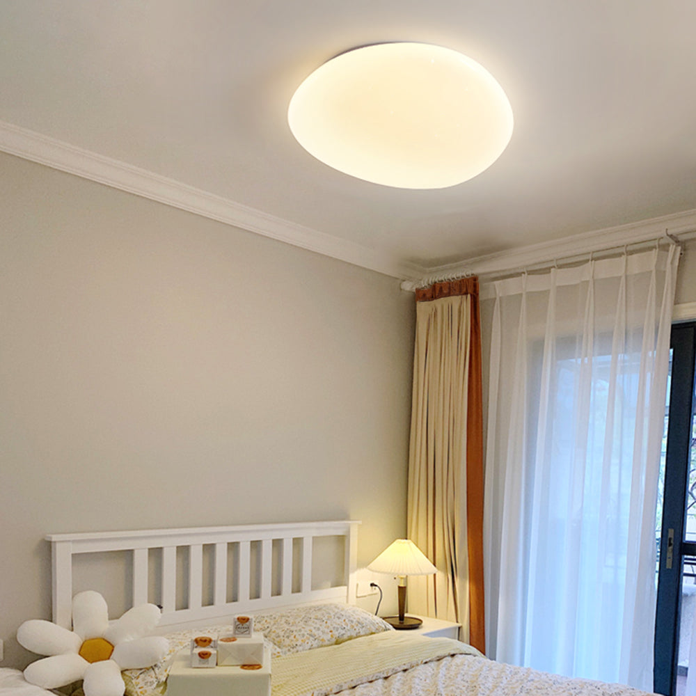 Arisha Modern Pebbles Shape Flush Mount Ceiling Light Bedroom - Letslighting