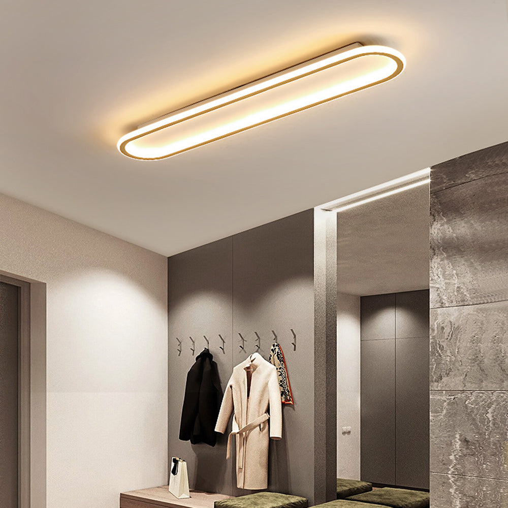 Arisha Minimalist Rectangular Flush Mount Ceiling Light - Letslighting