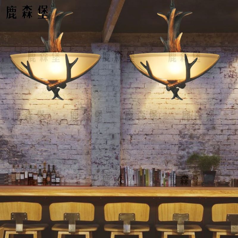 Silva Retro LED Pendant Light Wood Glass Dining Room/Living Room - Letslighting