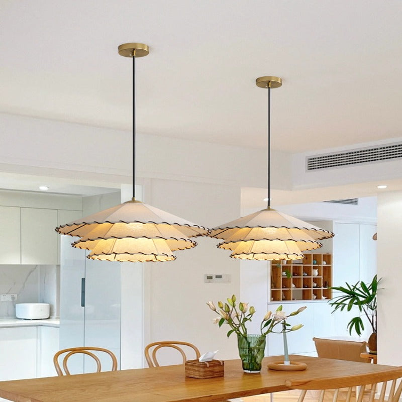 Ritta Decorative LED Pendant Light Fabric Bedroom Restaurant - Letslighting