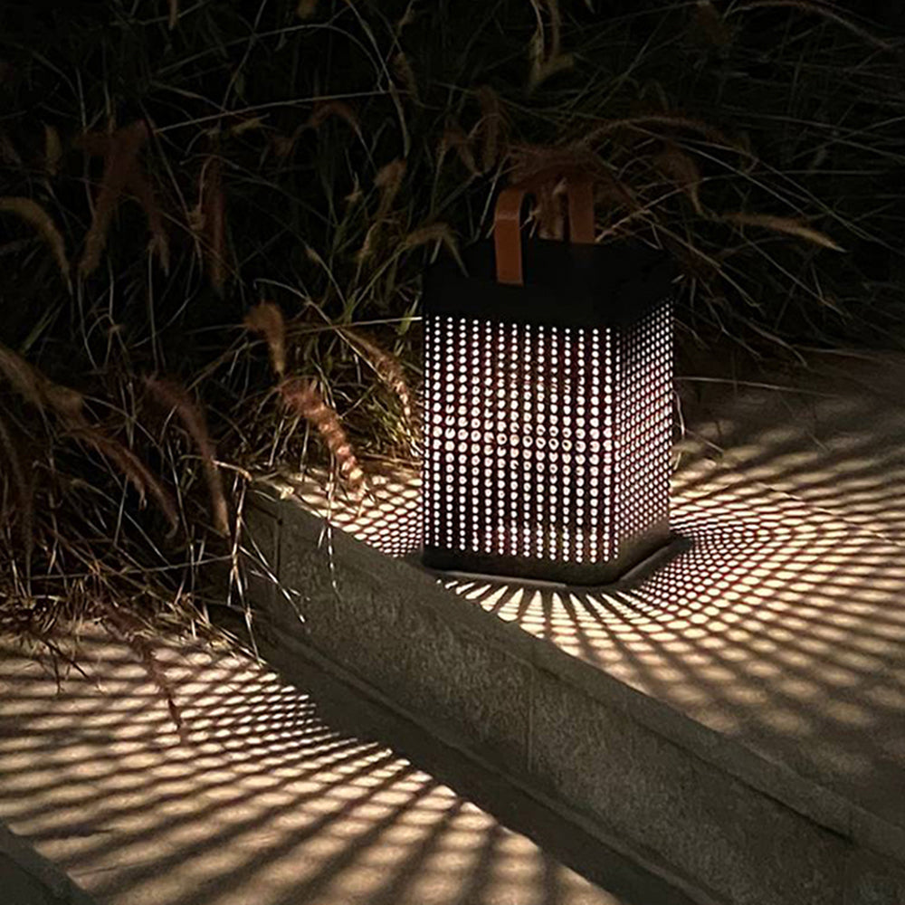 Ray Cuboid Solar/Rechargeable Outdoor Floor Lamp,