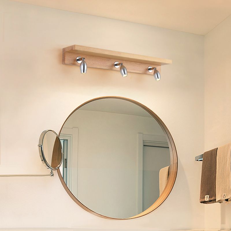 Muto Minimalist Wood Vanity Wall Lamp Bedroom - Letslighting