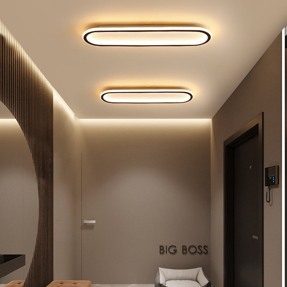 Arisha Minimalist Rectangular Flush Mount Ceiling Light - Letslighting