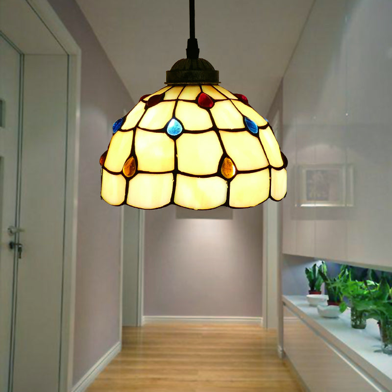 Tiffany Multicolor Bell Pendant Light - Letslighting
