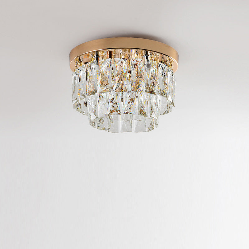 Kristy Luxury Round LED Flush Mount Ceiling Light Living Room Bedroom Studyroom - Letslighting