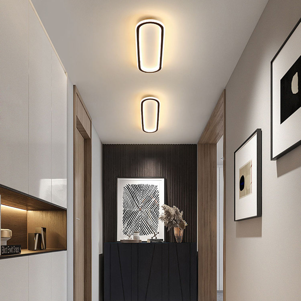 Arisha Minimalist Rectangular Flush Mount Ceiling Light - Letslighting