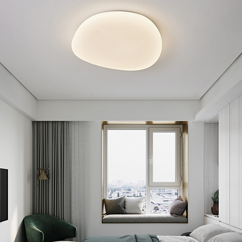 Arisha Modern Pebbles Shape Flush Mount Ceiling Light Bedroom - Letslighting