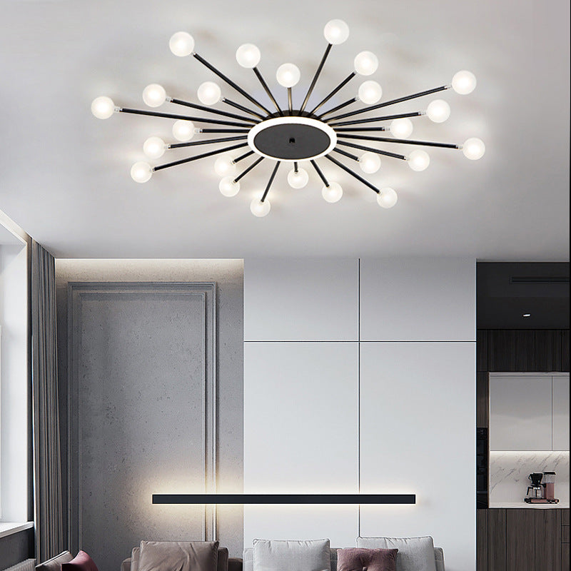 Arisha Nordic LED Flush Mount Ceiling Light Living Room - Letslighting