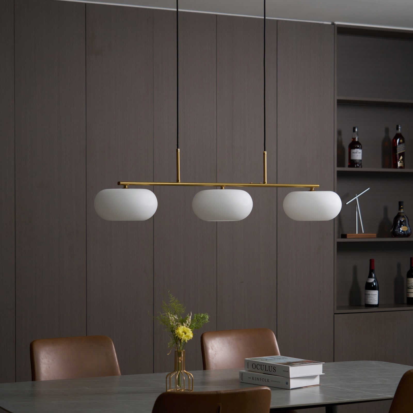 Valentina Cream Cluster Pendant Light, 3 Heads - Letslighting