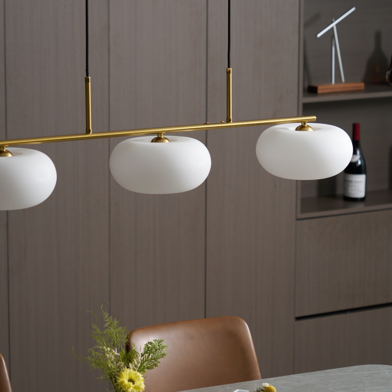 Valentina Cream Cluster Pendant Light, 3 Heads - Letslighting
