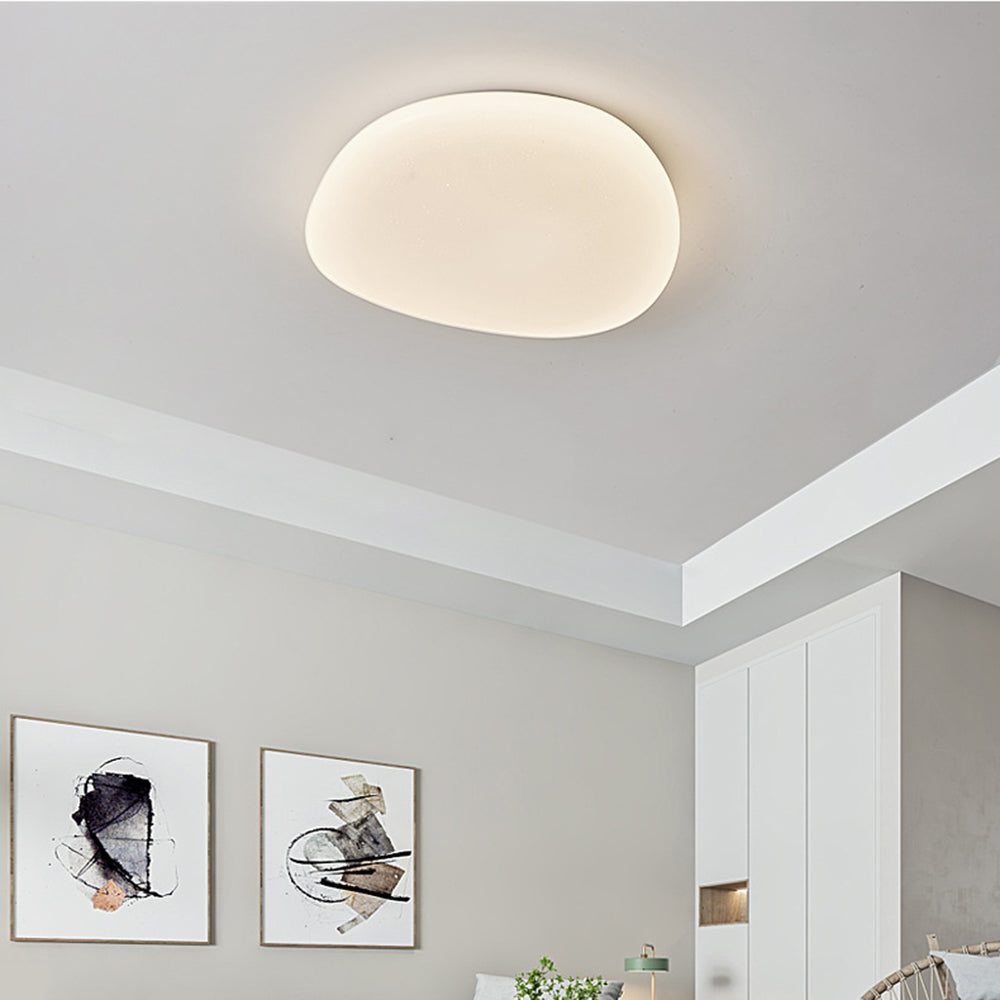 Arisha Modern Pebbles Shape Flush Mount Ceiling Light Bedroom - Letslighting