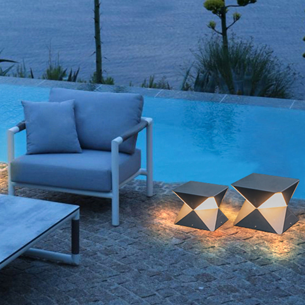 Ray Design Metal&Glass Outdoor Floor Lamp