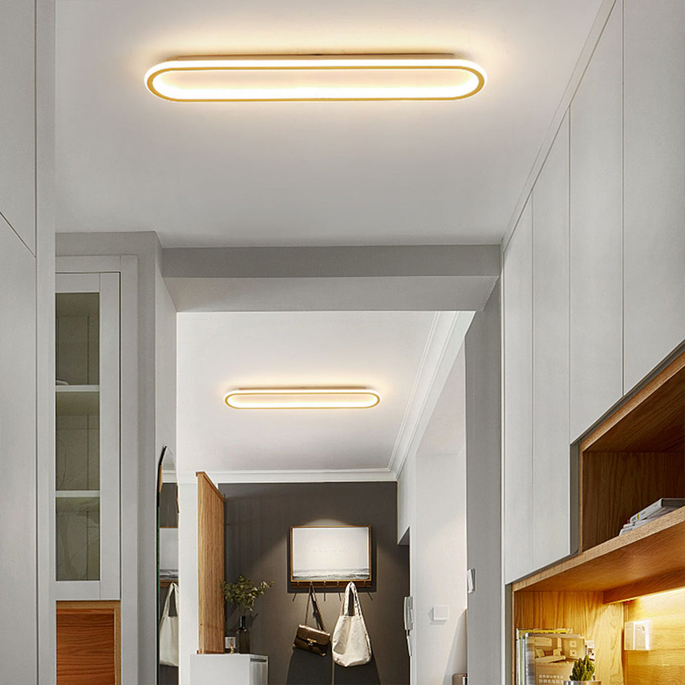 Arisha Minimalist Rectangular Flush Mount Ceiling Light - Letslighting