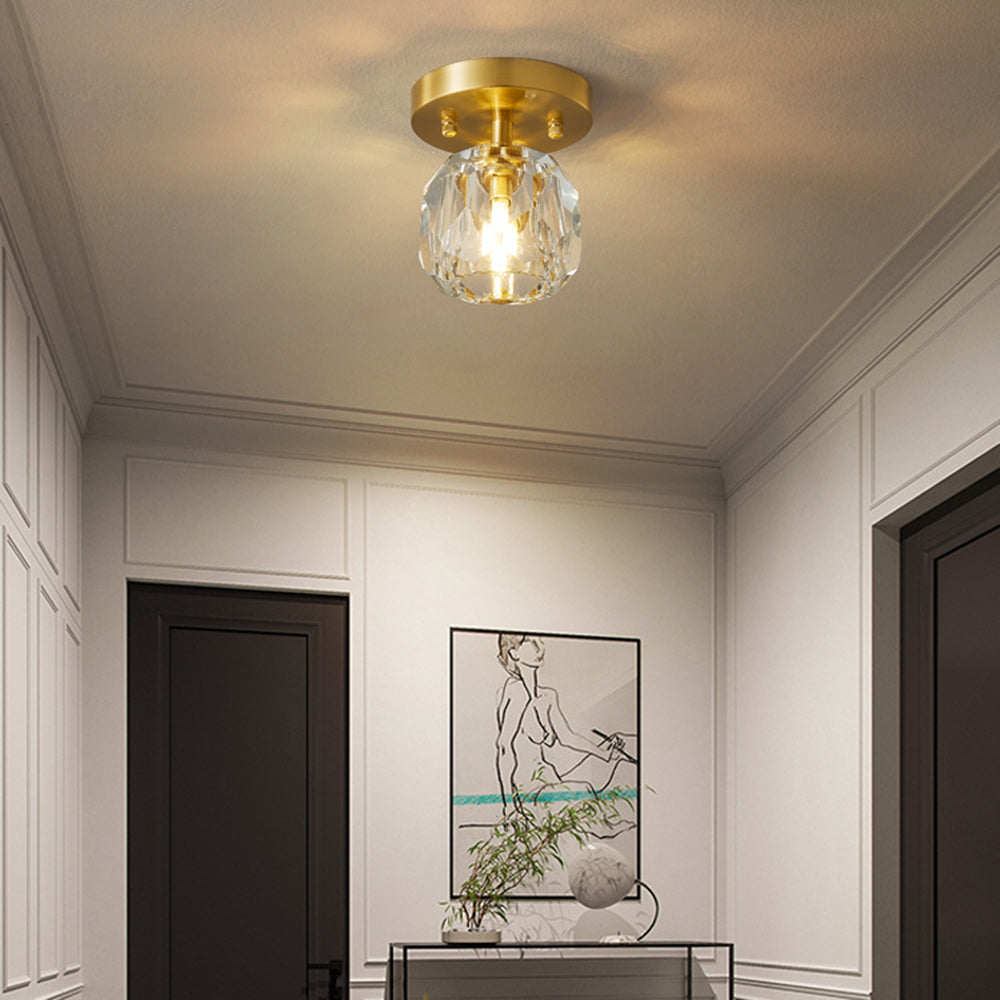 Kristy Luxury Diamond Acrylic Flush Mount Ceiling Light - Letslighting