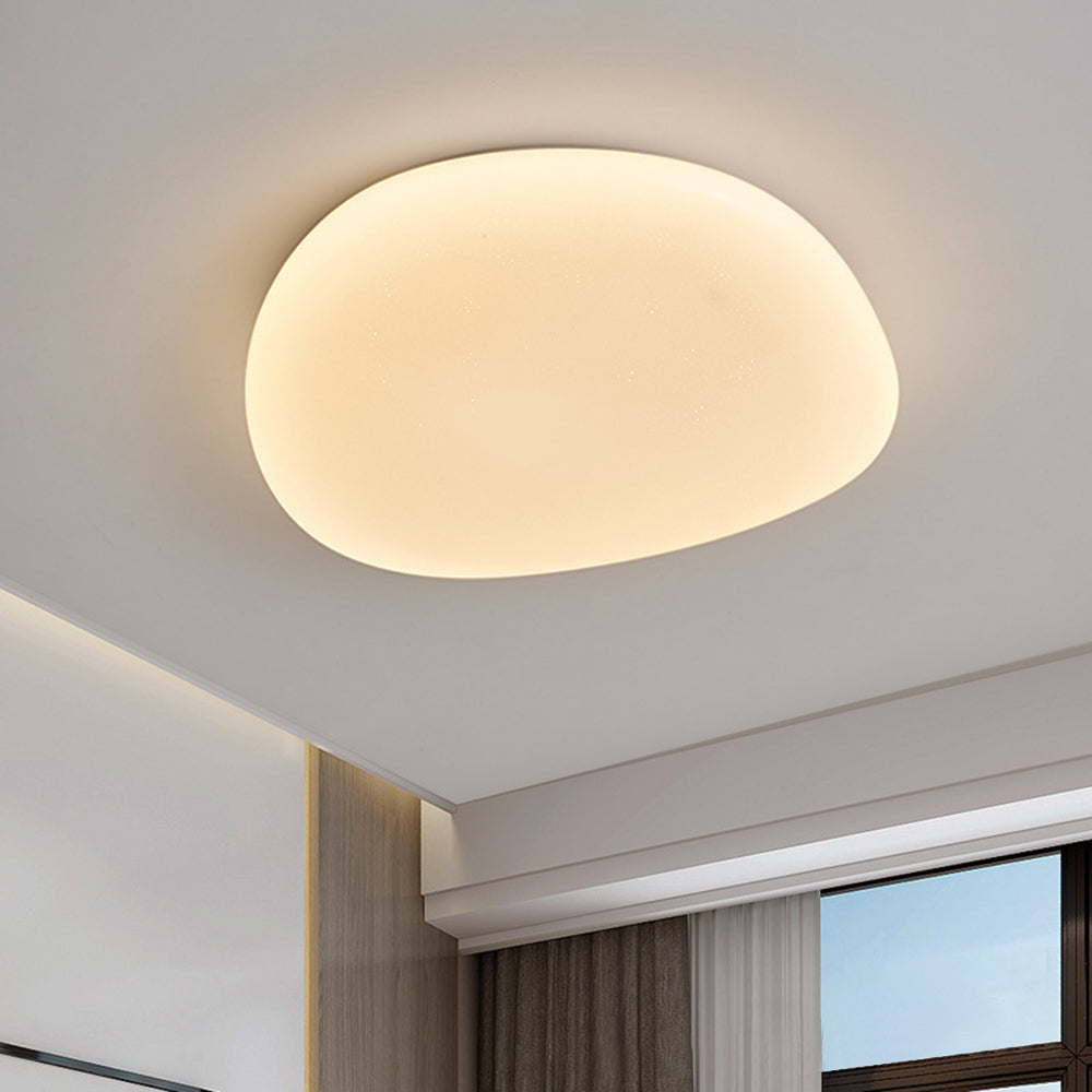 Arisha Modern Pebbles Shape Flush Mount Ceiling Light Bedroom - Letslighting