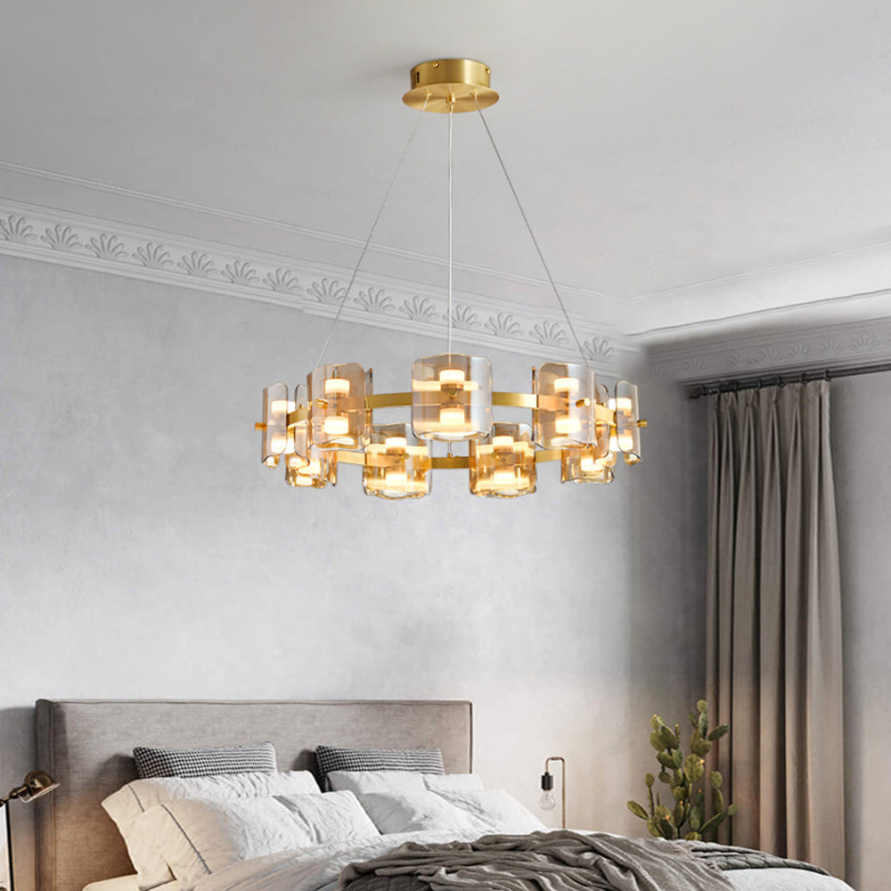 Arisha Minimalist Round Metal Pendant Light - Letslighting