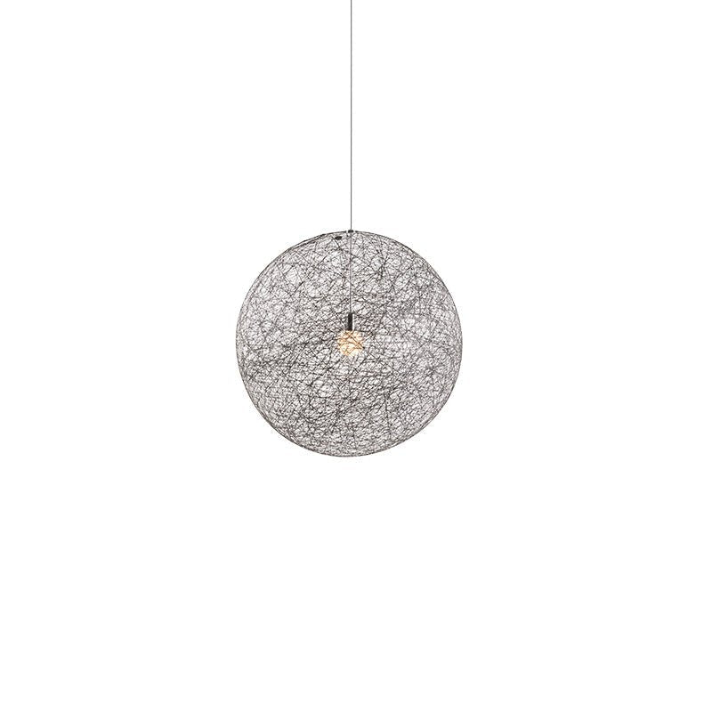 Spherical Modern Metal & Polymers Pendant Light
