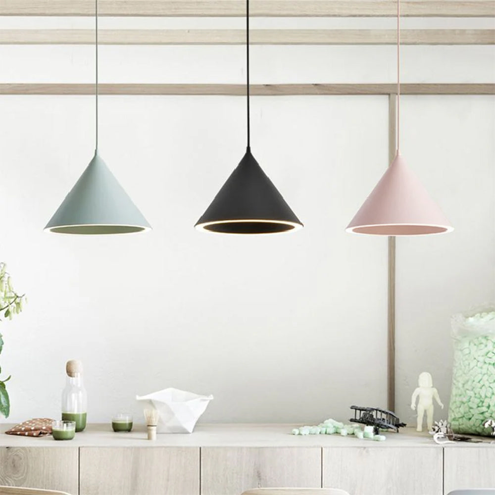 Valentina Funnel-Shape LED Pendant Light for Living Room