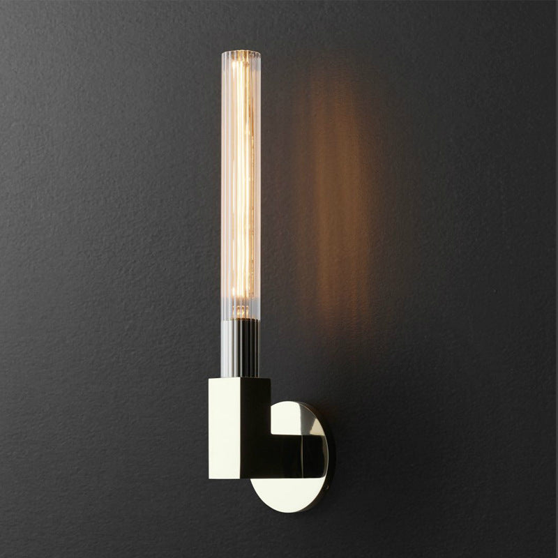 Arisha  Nordic Metal Glass Indoor Wall Lamp Restaurant Bedroom