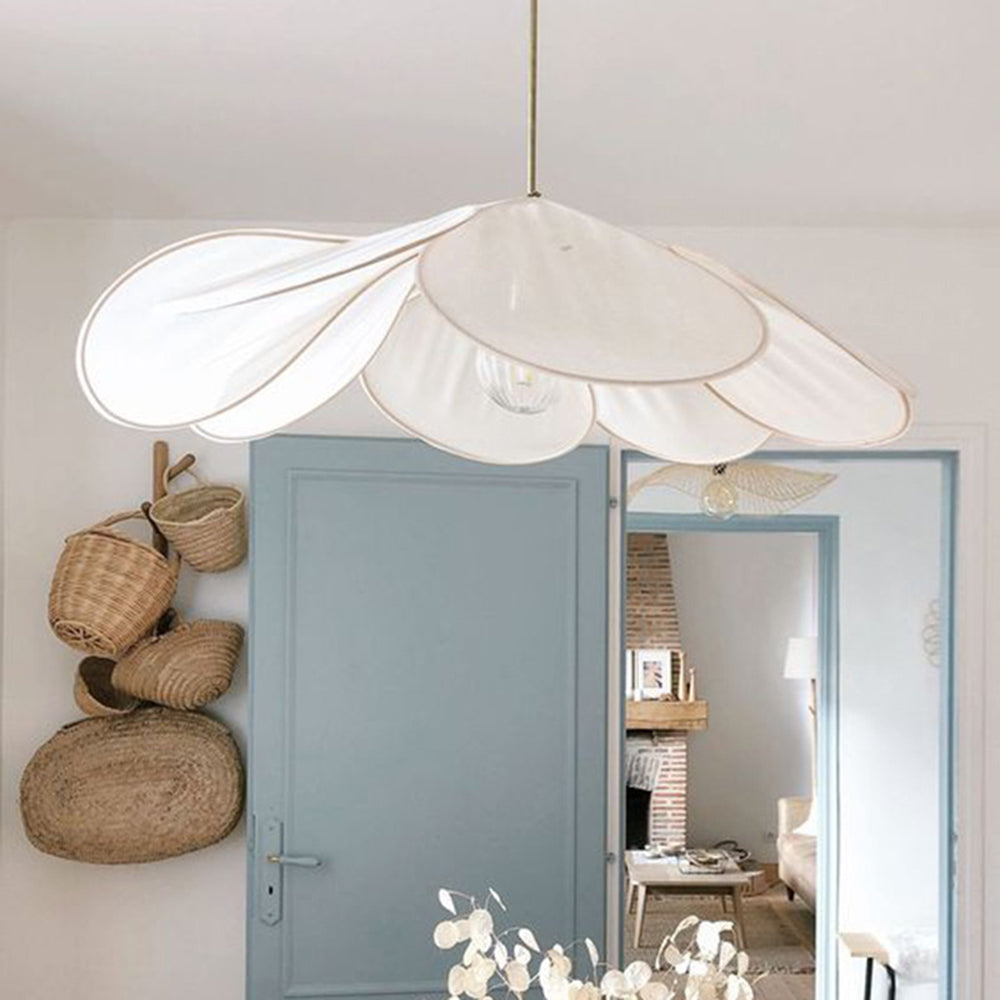 Ritta Pendant Light Vintage Rustic Wabi Sabi Fabric - Letslighting