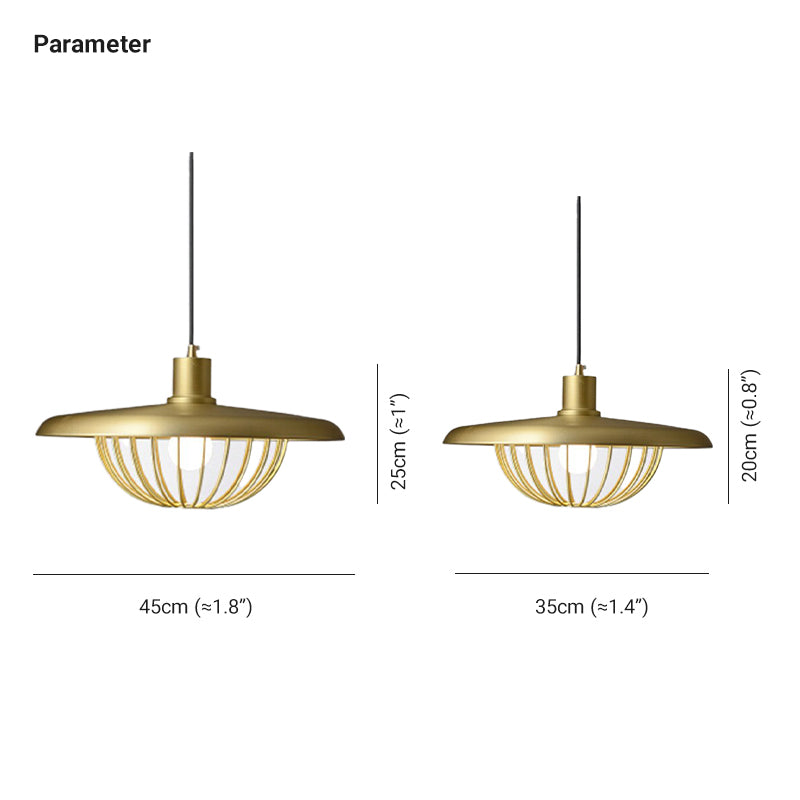 Arisha Modern Nordic Sutle Metal Pendant Light Wood