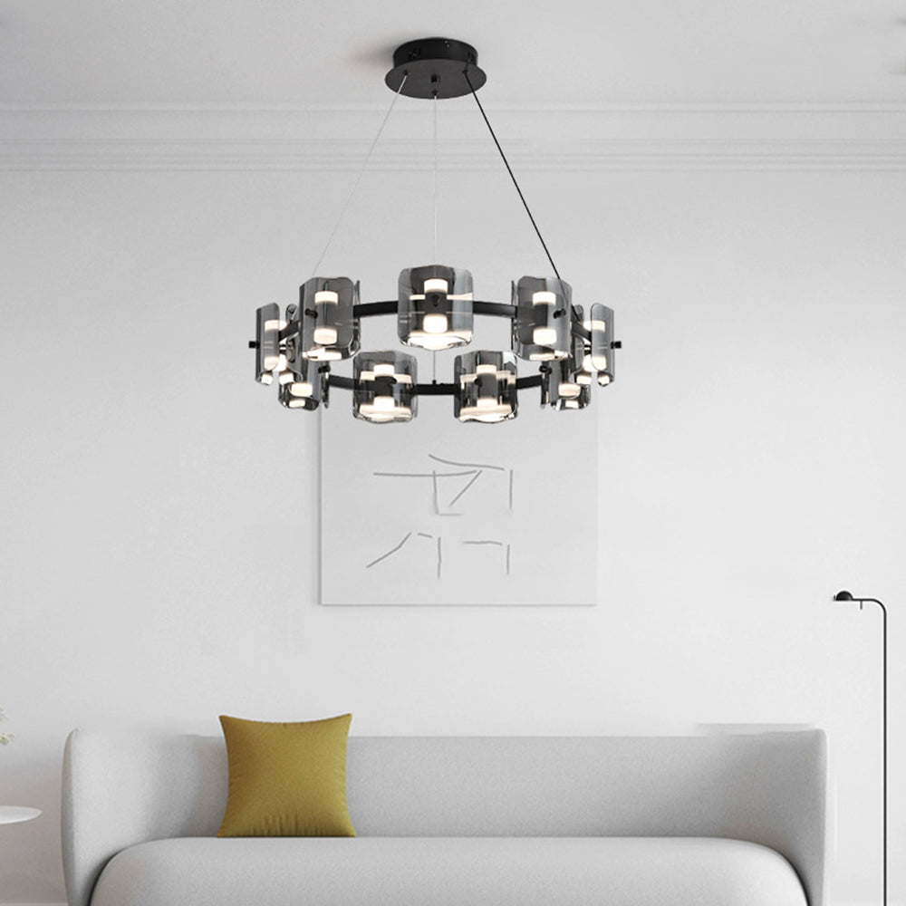 Arisha Minimalist Round Metal Pendant Light - Letslighting