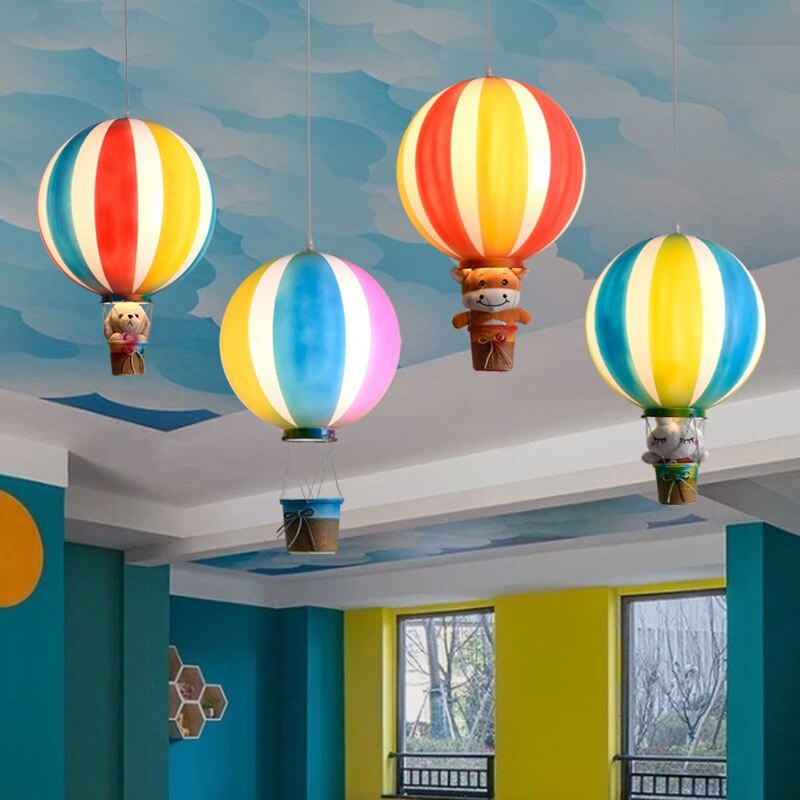 Nordic Creative Colorful Balloon Acrylic Pendant Light, Bedroom - Letslighting