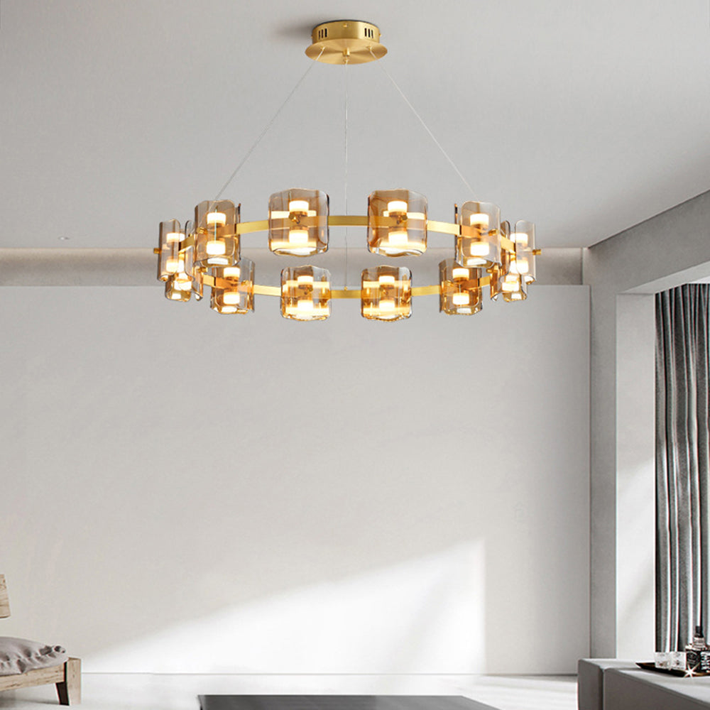 Arisha Minimalist Round Metal Pendant Light - Letslighting