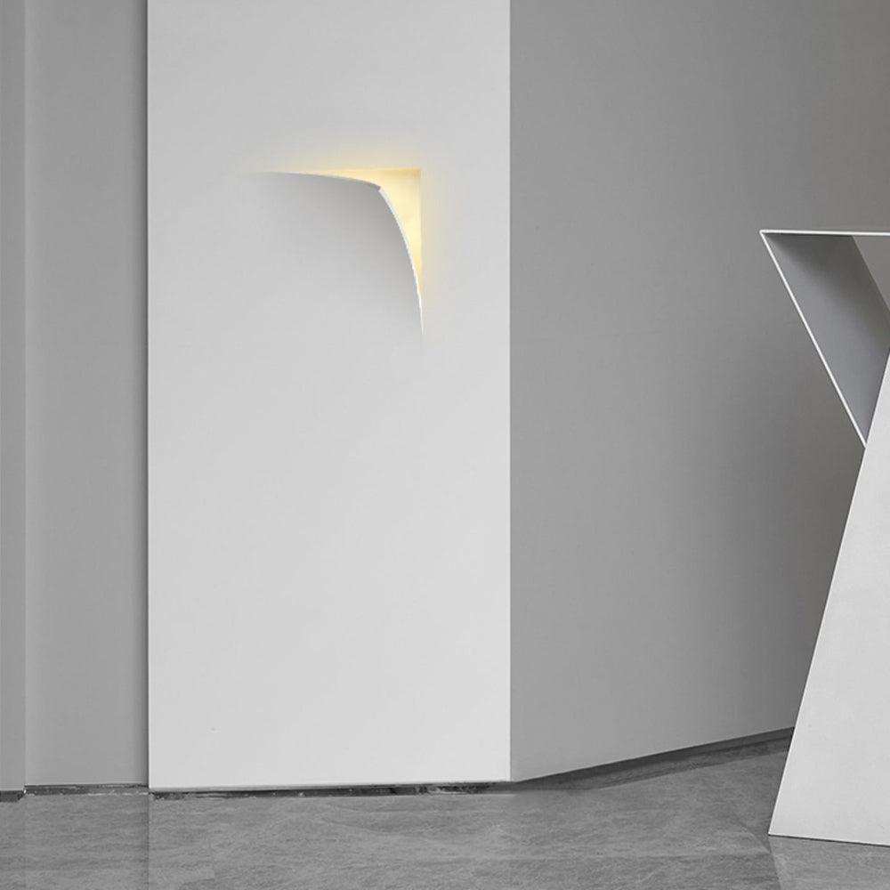 Aria Modern Recessed Metal Plaster LED Wall Lamp - Letslighting