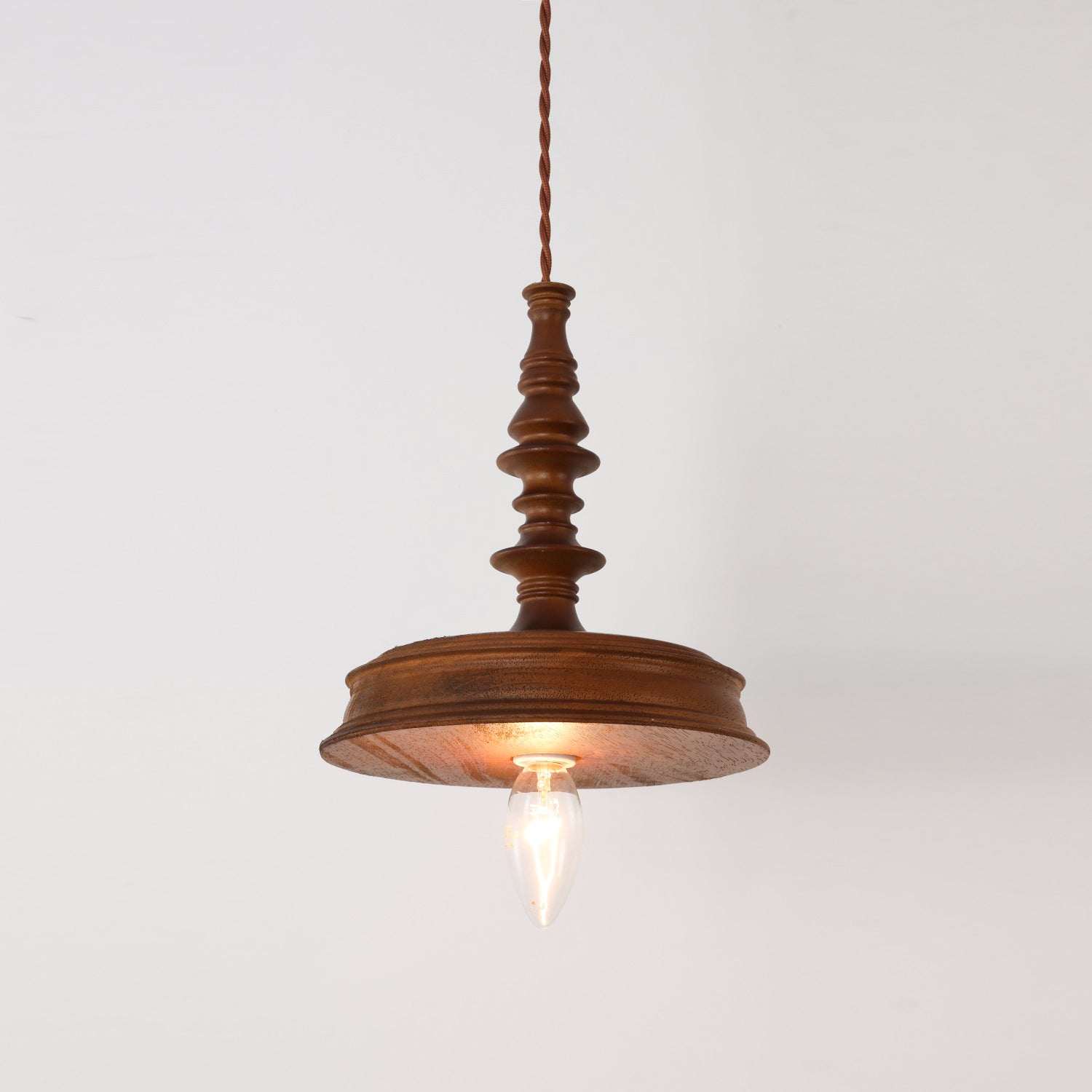 Iraeiel Vintage Minimalist Wooden Pendant Light - Letslighting
